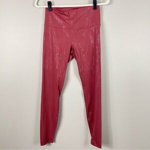Lululemon Wunder Under High-Rise Tight 28" Shine Womens 8 W5CVZS Pink Foil